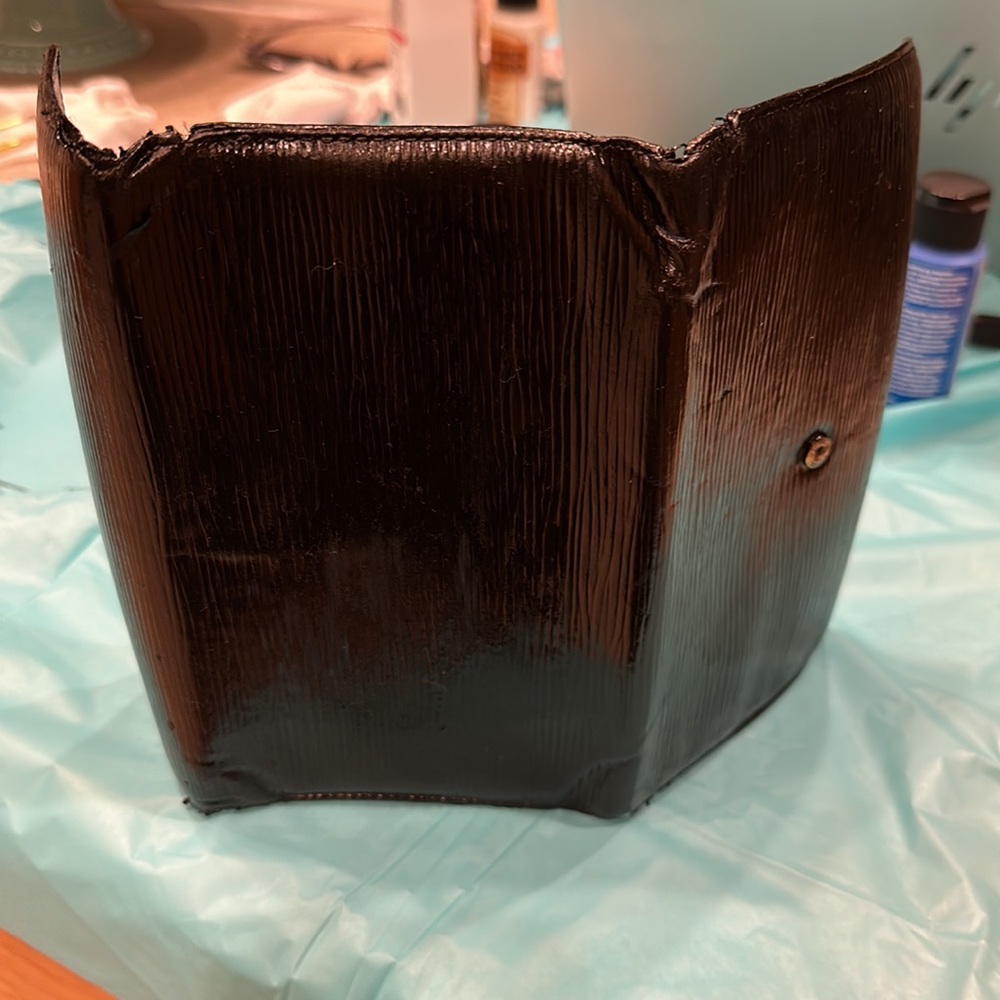 Louis Vuitton Was Blue Epi Wallet Fixer Upper As Is Now It’s Black,I Repainted